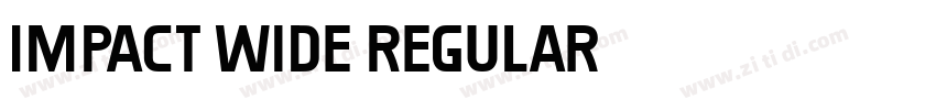 Impact Wide Regular字体转换